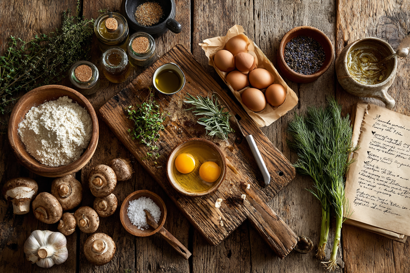 Здорова пара старшого віку готує їжу разом на сучасній кухні